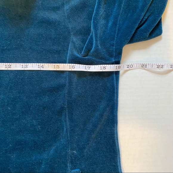 Talbots women’s LUXE STRAIGHT-LEG full zip VELOUR 2 pc Track suit -size S petite - Picture 12 of 16